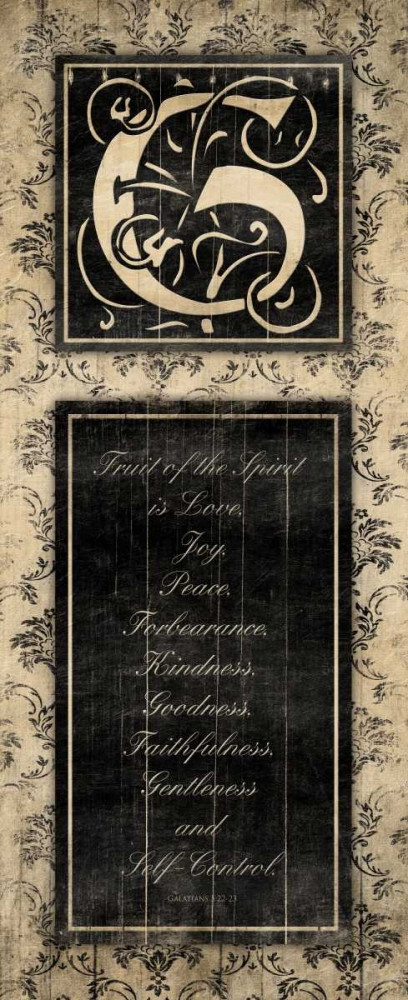 G Fruit of The Spirit Poster Print by Jace Grey - Item # VARPDXJGPL176A